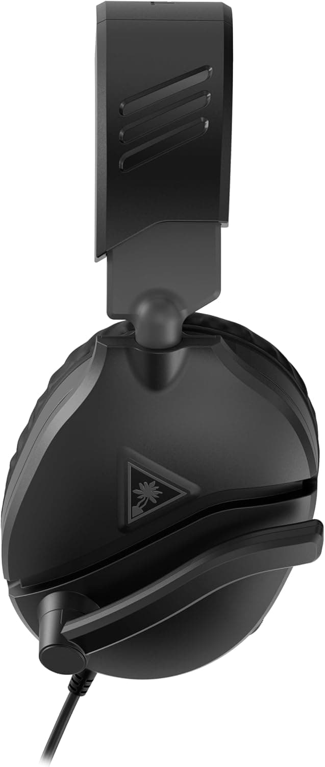 تيرتل بيتش سماعة راس للالعاب متعددة المنصات من ريكون 70 لاجهزة PS5 وPS4 وXbox Series X|S One ونينتندو سويتش والكمبيوتر والجوال مع اتصال سلكي 3.5 ملم وميكروفون قابل للطي لكتم الصوت ومكبرات صوت 40 أسود - Modern Electronics