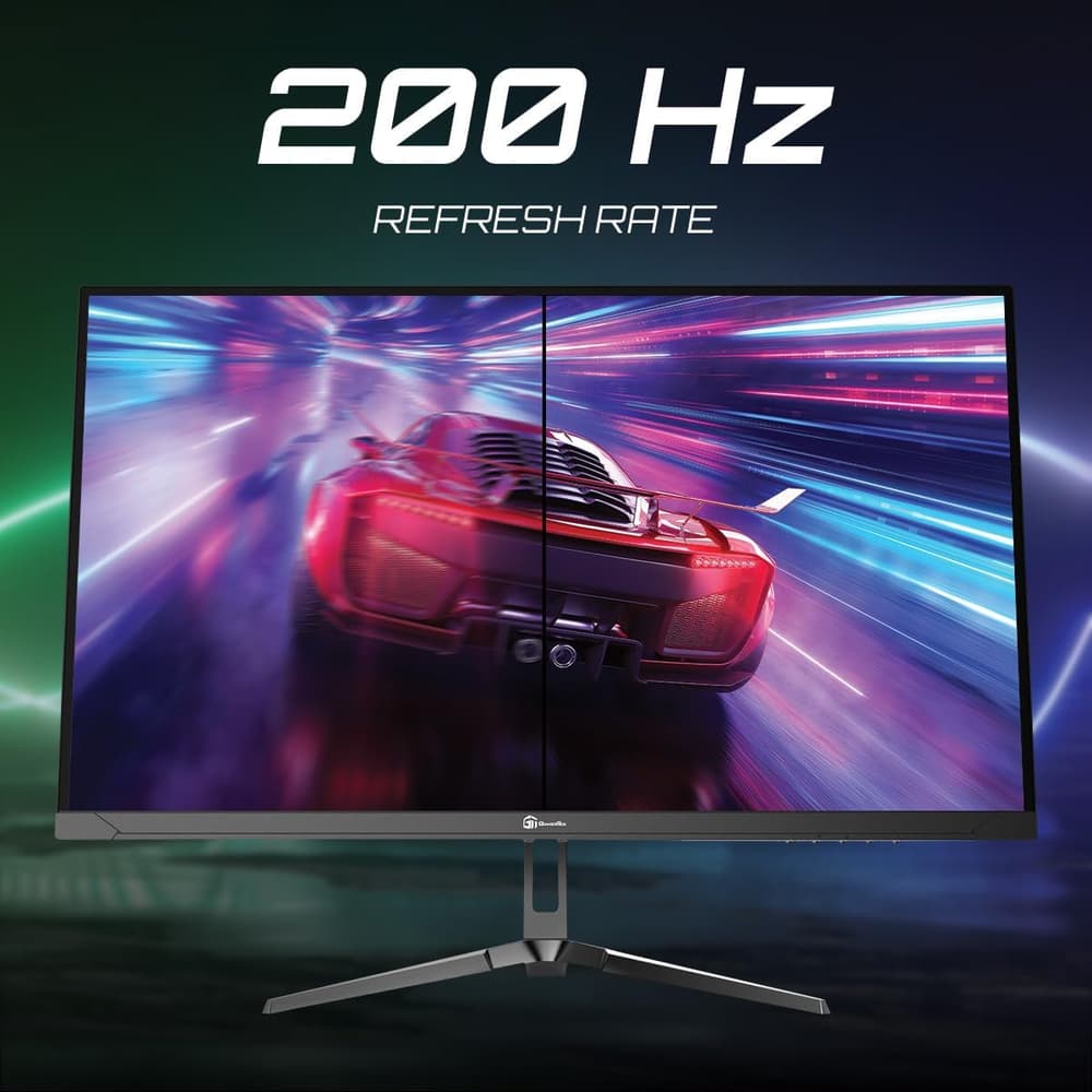 GamerTek Striker 24 Inch FHD Gaming Monitor | 200Hz | 1ms | Fast IPS | sRGB - Black - Modern Electronics