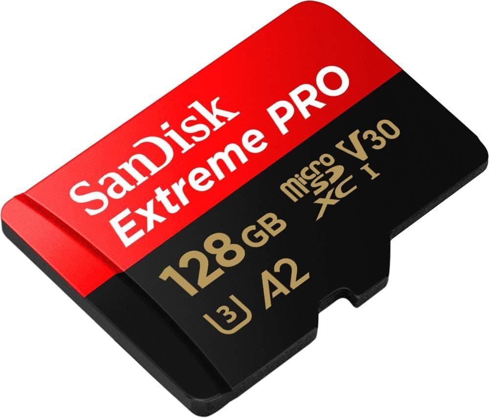 SanDisk 128GB Extreme PRO microSDXC card with SD adapter and RescuePRO Deluxe | up to 200MBps with A2 App Performance UHSI Class 10 - Modern Electronics