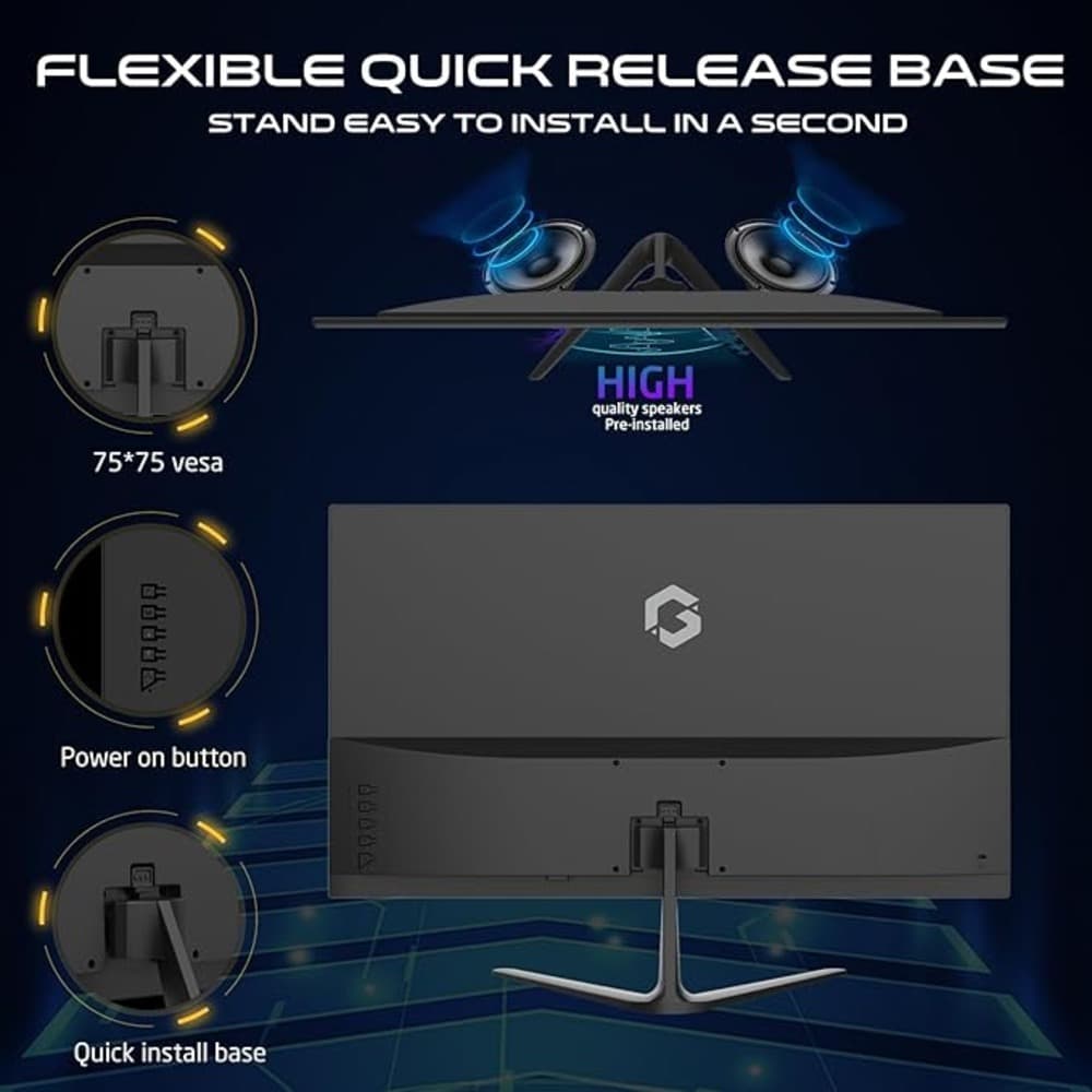 GAMEON 22 Inch FHD|120Hz|MPRT 0.5ms|HDMI 2.1|IPS Gaming Monitor Support PS5 - Modern Electronics