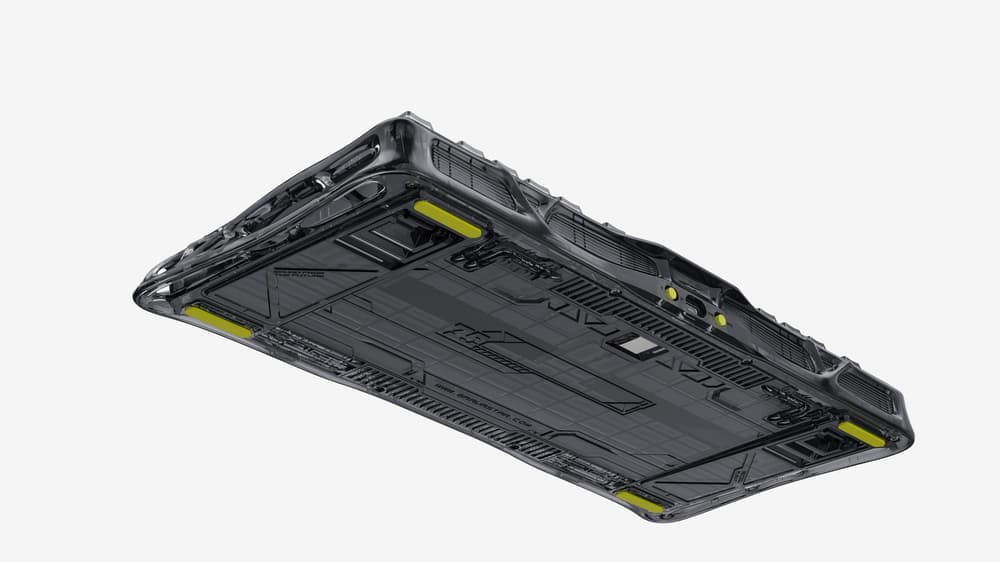GravaStar Mercury K1 Lite Mechanical Gaming Keyboard - Transparent Black - Modern Electronics
