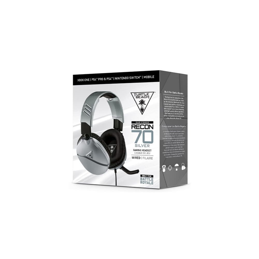 Turtle Beach Ear Force Recon 70 Gaming Headset Silver Modern Electronics
