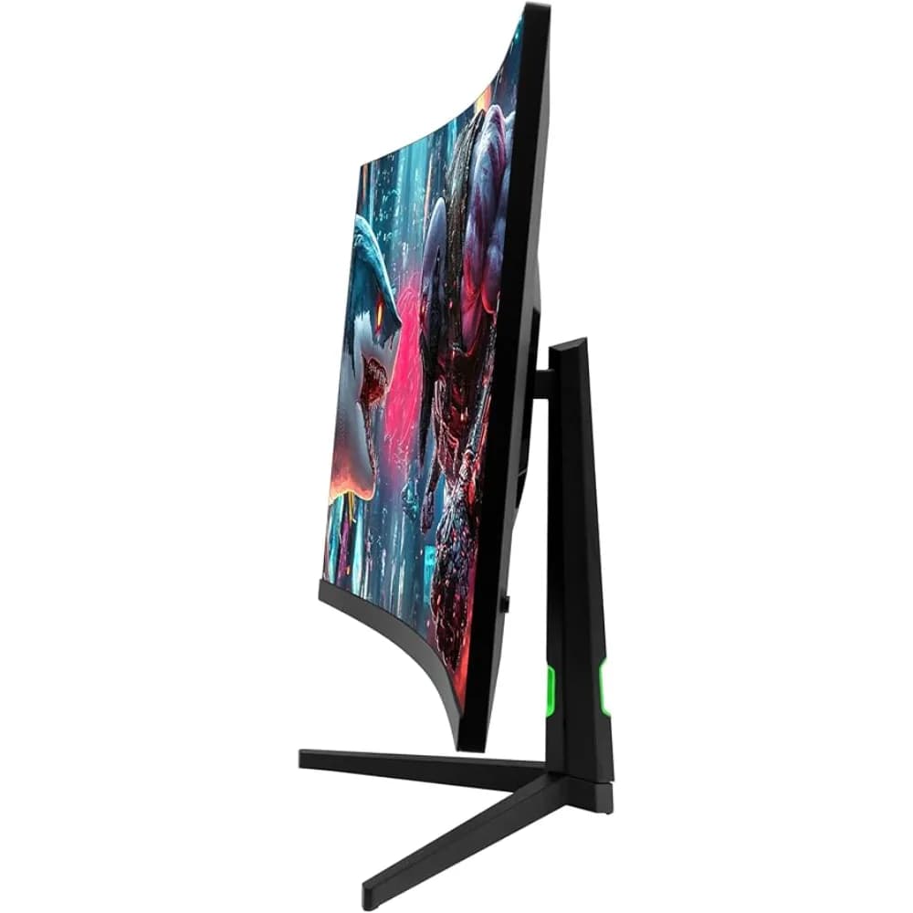 SHARX Gaming Monitor 27 inch|OD 200Hz Refresh Rate |0.3ms (MPRT) Response Time| Curved VA| FHD|2.1 HDMI|Fixed Stand|RGB Backlight |3w Speaker|Free Sync - Modern Electronics