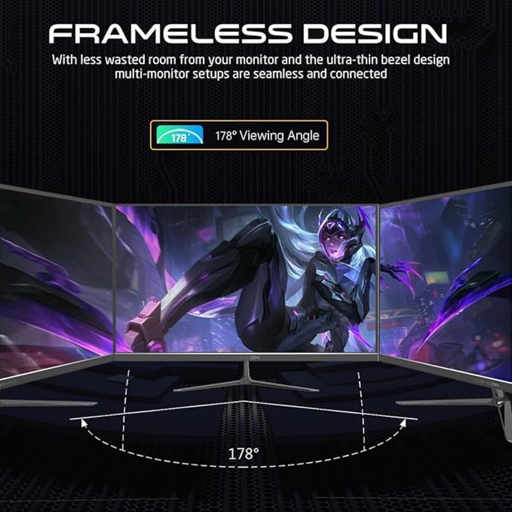 GAMEON 22 Inch FHD|120Hz|MPRT 0.5ms|HDMI 2.1|IPS Gaming Monitor Support PS5 - Modern Electronics