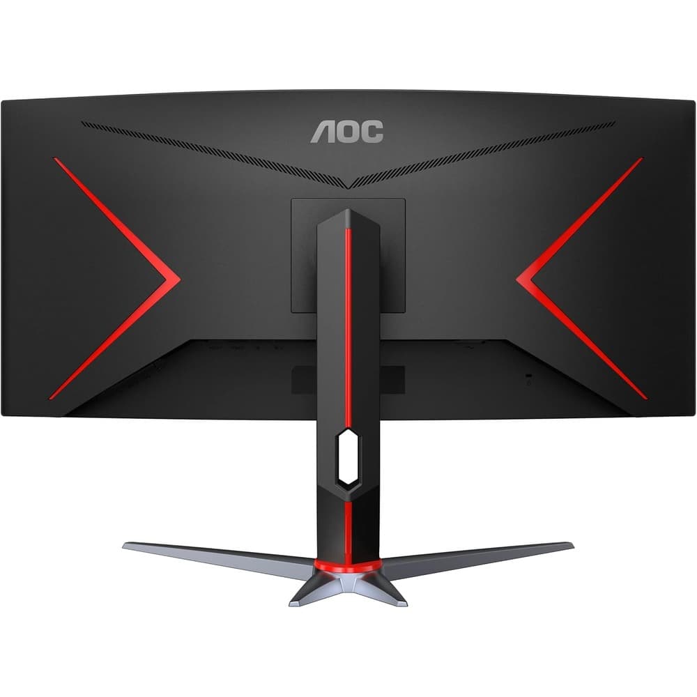 AOC CU34G2XP 34 Inch Wide QHD Curved Gaming Monitor|180Hz|1ms|VA|Black/Red - Modern Electronics