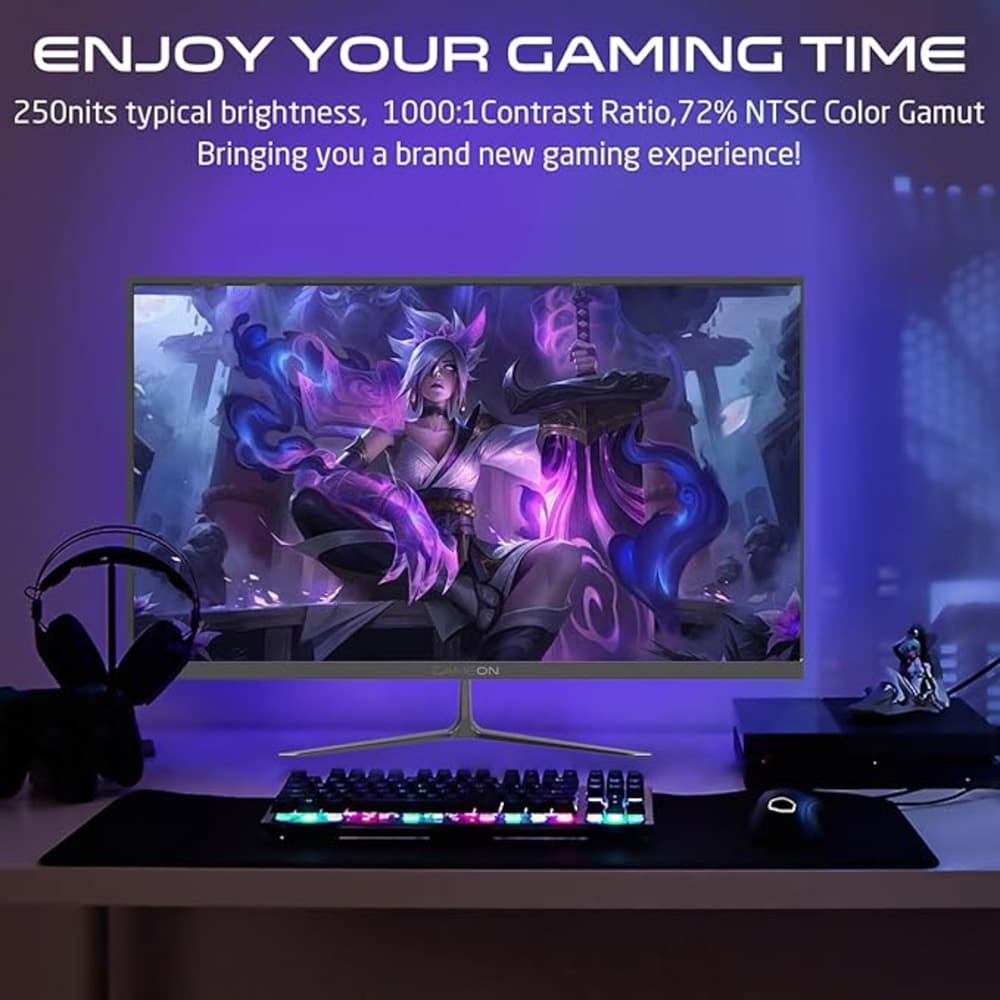 GAMEON 22 Inch FHD|120Hz|MPRT 0.5ms|HDMI 2.1|IPS Gaming Monitor Support PS5 - Modern Electronics
