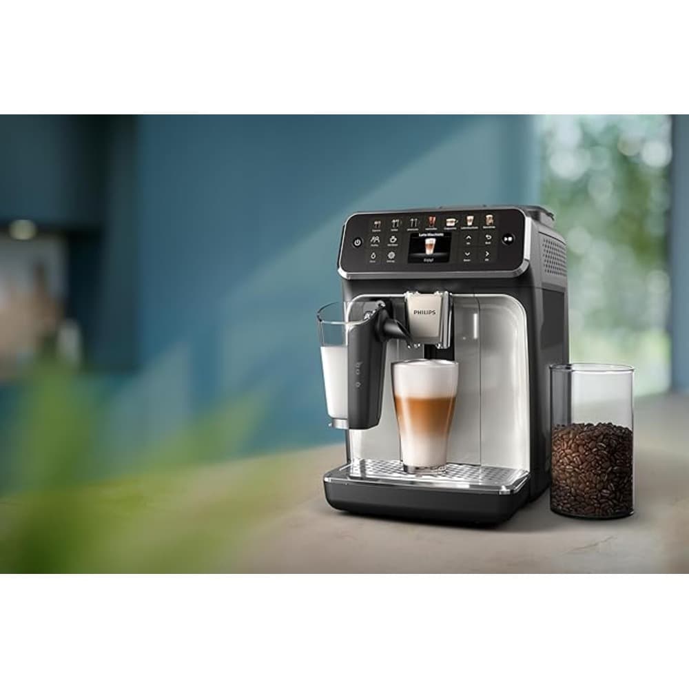 Philips Series 4400 Fully automatic espresso machine |12 beverages hot & iced Up to 5000 cups |1500W|1.8L | Black - Modern Electronics