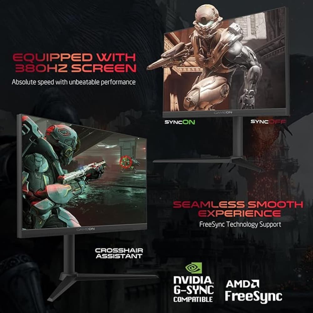 GAMEON GOPS27QHD180IPS 27 Inch QHD|180Hz|0.5ms Fast IPS Gaming Monitor Support PS5 - Modern Electronics