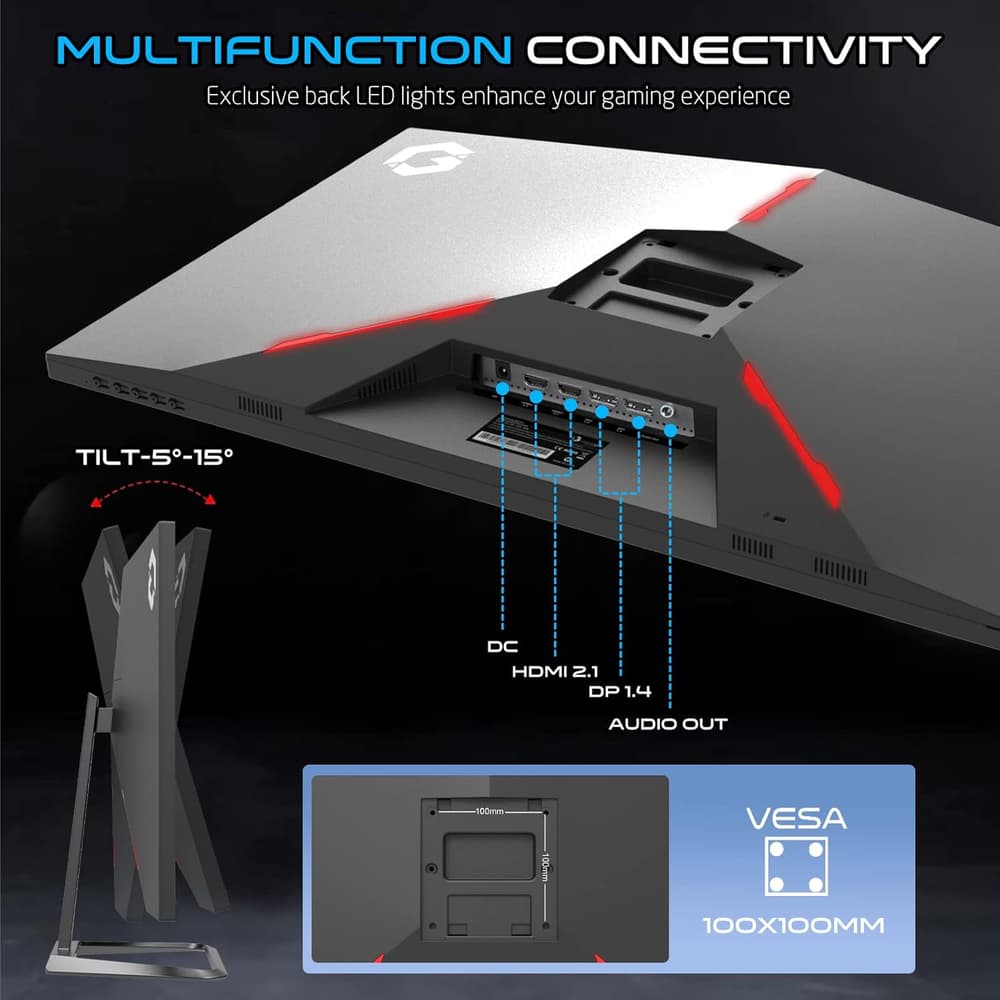 قيم أون GOP32FHD240VA | 32 بوصة | FHD | 240 هرتز | وقت استجابة 1 مللي ثانية | شاشة ألعاب VA مسطحة مع G-Sync & FreeSync - Modern Electronics