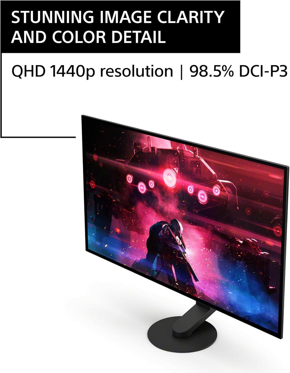 سوني شاشة العاب M10S 27 انش OLED QHD (2560x1440) 480Hz 0.03ms جي تي جي انفيديا جي سينك متوافقة مع جي تي جي من انزون - Modern Electronics