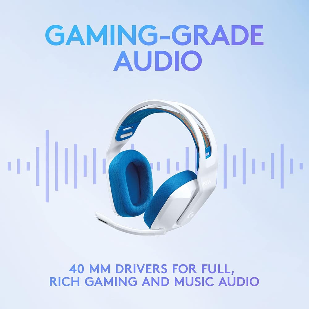Logitech G335 Gaming Headset | Wired | White - Modern Electronics