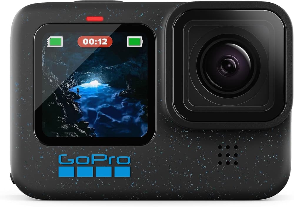 GoPro HERO 12 | Waterproof Action Camera with 5.3K 60 Ultra HD Video | 27MP Photos | Live streaming and Webcam stabilization - Black - Modern Electronics