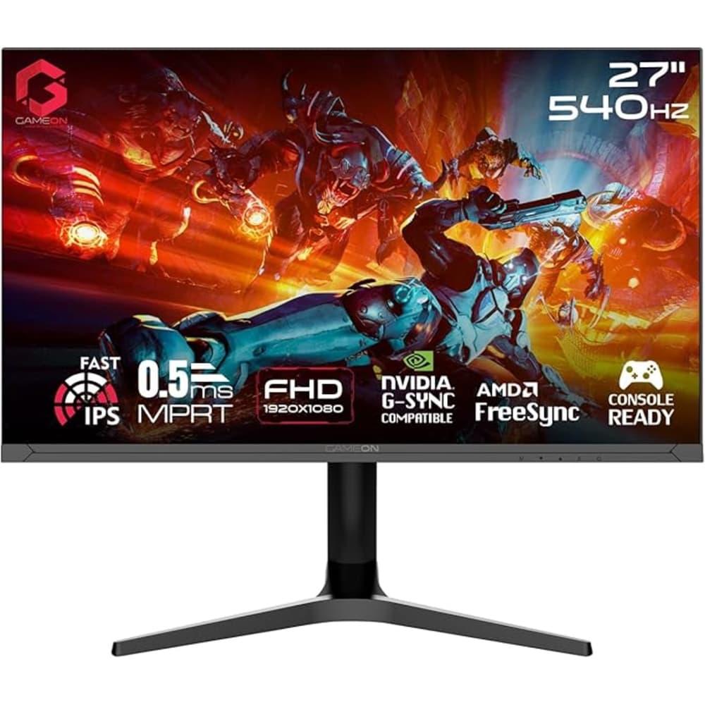جيم أون شاشة العاب تيتان برو اكس من سلسلة GOTX27FHD540IPS | لوحة IPS سريعة فل أتش دي|540 هرتز|2.1 أتش دي أم آي| فري سينك وجي سينك| تدعم بلايستيشن 5 - Modern Electronics