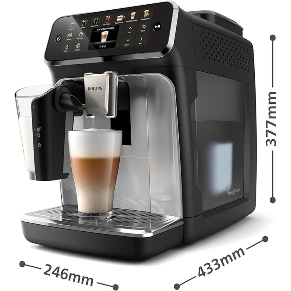 Philips Series 4400 Fully automatic espresso machine |12 beverages hot & iced Up to 5000 cups |1500W|1.8L | Black - Modern Electronics