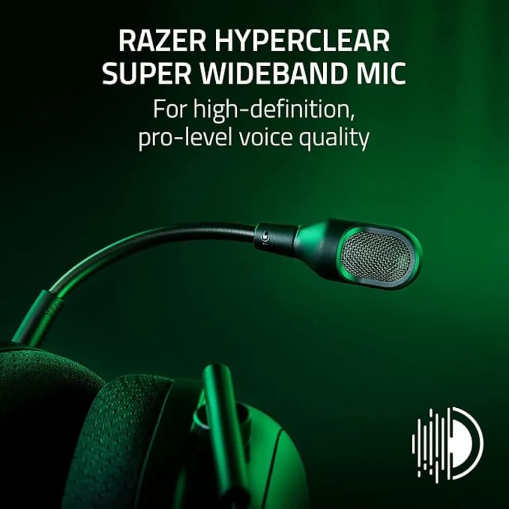 Razer BlackShark V2 Pro Wireless PlayStation Gaming Headset |HyperClear Super Wideband Mic Noise Isolating Earcups|for PS5 |Console |PC |Mac |Bluetooth |70 Hr Battery | White - Modern Electronics