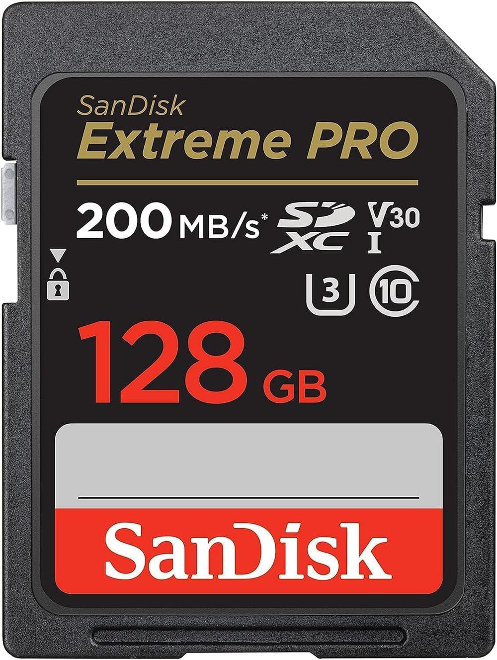 SanDisk 128GB Extreme PRO SDXC UHSI Memory Card C10 U3 V30 4K UHD SD Card | SDSDXXD-128G-GN4IN - Dark gray - Modern Electronics