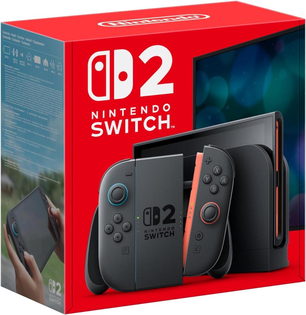 Nintendo Switch 2 Console with Joy Con 2 Light Blue-Red - Modern Electronics