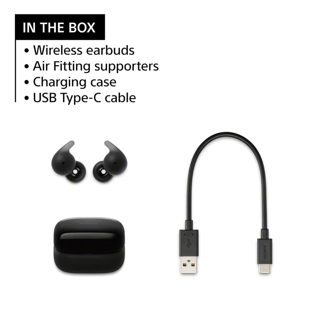 Sony LinkBuds WF-L910 Open True Wireless Earbuds Headphones|Mic|Up to 22 Hrs Battery | Black - Modern Electronics