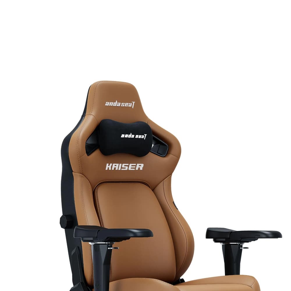 AndaSeat Kaiser 4 Large Premium PVC Leather Gaming Chair|Brown - Modern Electronics