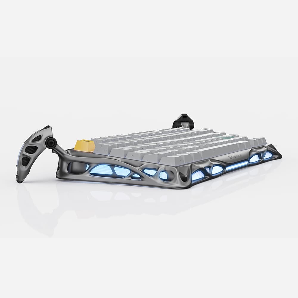 GravaStar Mercury K1 Pro Mechanical Gaming Keyboard Concrete Gray - Modern Electronics