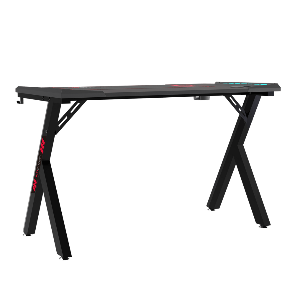 GAMEON Hawksbill Series RGB Flowing Light Gaming Desk - Modern Electronics