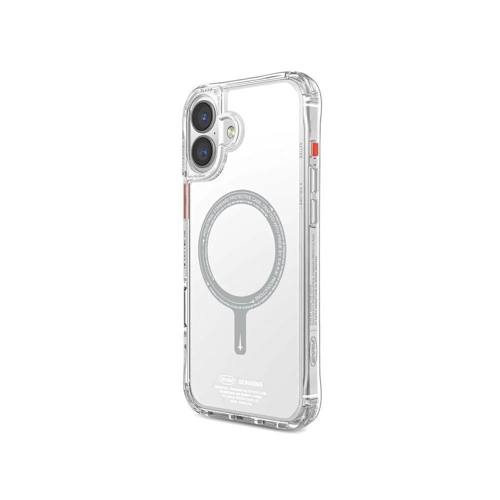 Skinarma Back Cover Mobile Case with MagSafe for iPhone 16 |6.1 inch |Clear - Modern Electronics