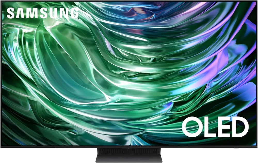 Samsung 65 inch 4K OLED HDR+ Smart TV Model 2024 QA65S90DAUXSA | NQ4 AI Gen2 Processor | Samsung Tizen OS - Graphite Black - Modern Electronics