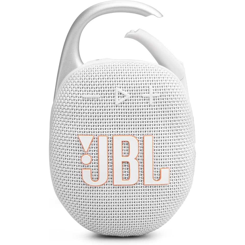 JBL Clip 5 Ultra-portable waterproof speaker| White - Modern Electronics