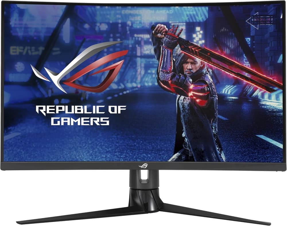 ASUS ROG Strix XG32VC Curved Gaming Monitor|31.5 inch|WQHD|170hz|1ms |Extreme Low Motion Blur Sync |FreeSync Premium Pro|HDR Display - Modern Electronics