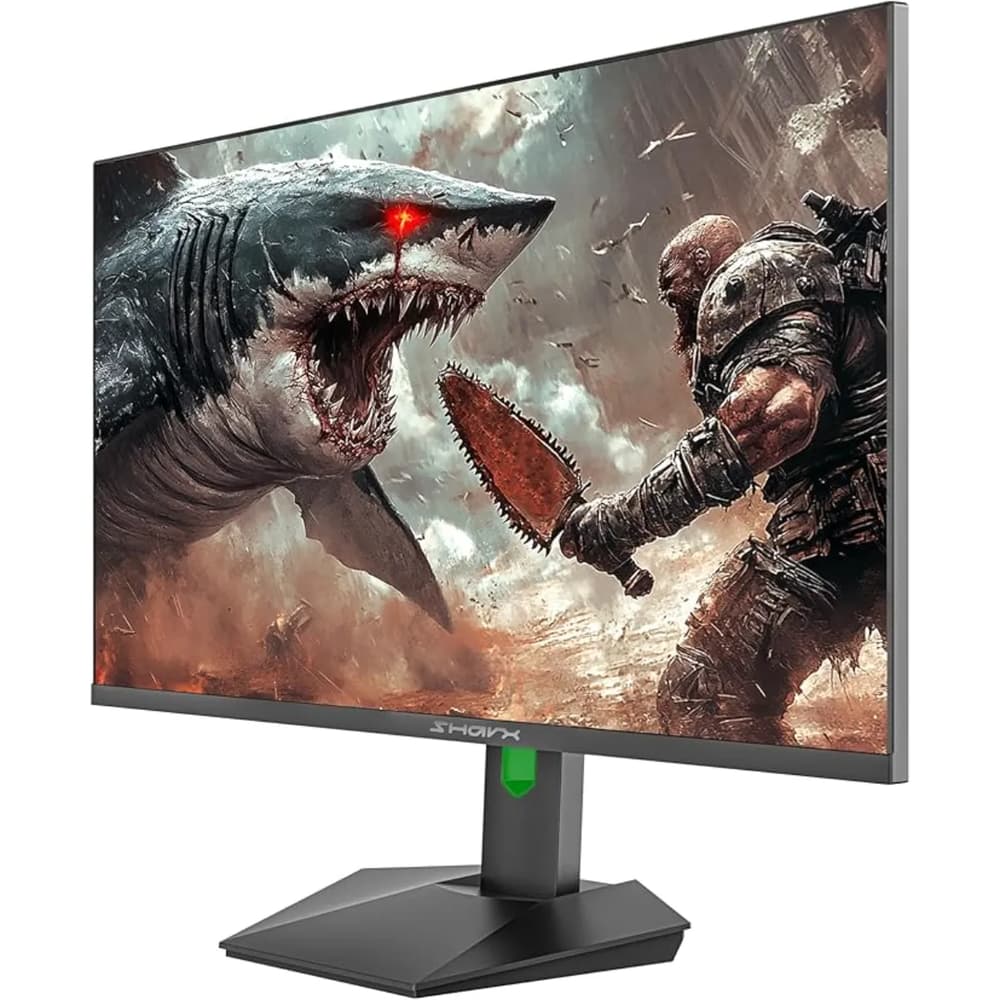 SHARX Gaming Monitor 27 inch|120Hz Refresh Rate|1ms (MPRT) Response Time|Flat IPS|FHD| 2.1HDMI|Fixed Stand|2W Speaker|Free Sync|G-Sync Compatible - Modern Electronics