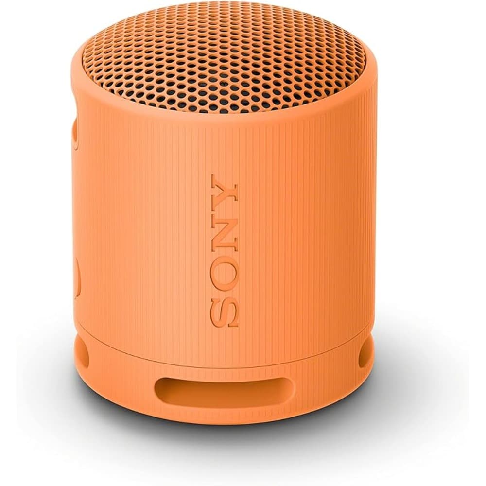 Sony SRS-XB100: Compact, durable Bluetooth speaker with IP67 waterproofing, 16-hour battery| Orange - Modern Electronics