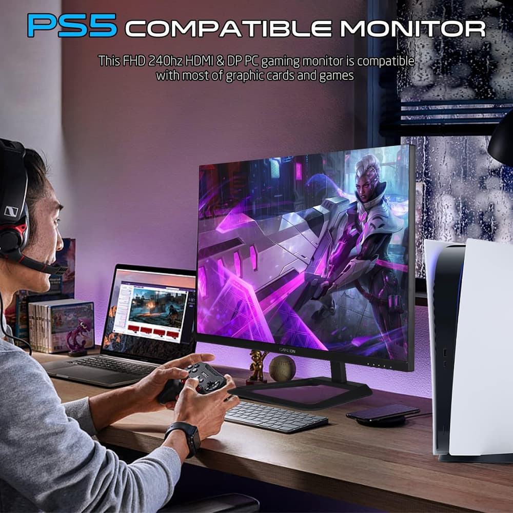 قيم أون GOP32FHD240VA | 32 بوصة | FHD | 240 هرتز | وقت استجابة 1 مللي ثانية | شاشة ألعاب VA مسطحة مع G-Sync & FreeSync - Modern Electronics