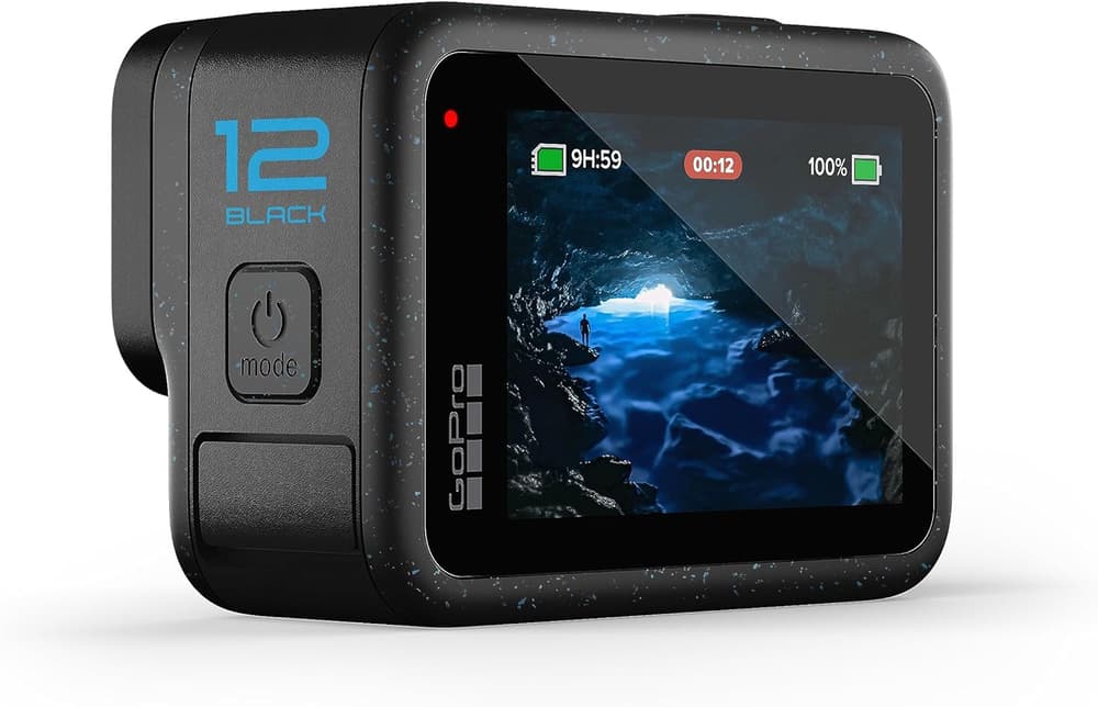 GoPro HERO 12 | Waterproof Action Camera with 5.3K 60 Ultra HD Video | 27MP Photos | Live streaming and Webcam stabilization - Black - Modern Electronics