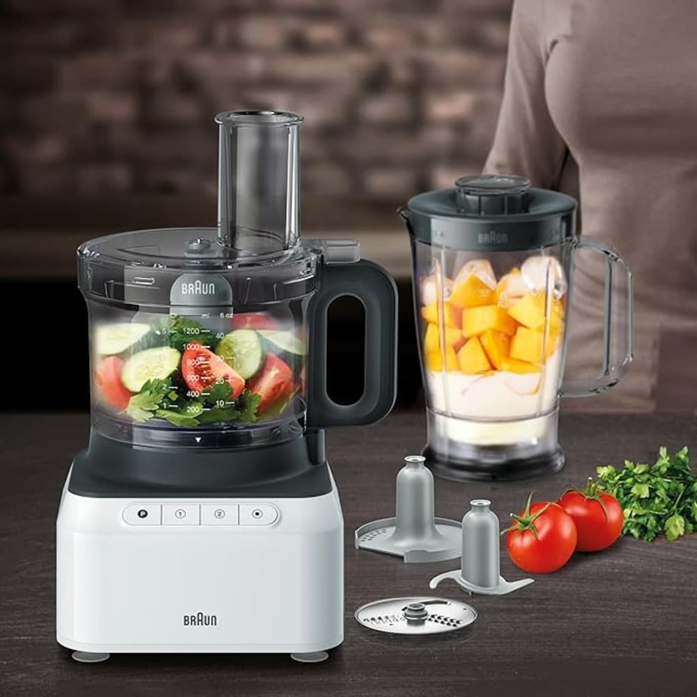 Braun PurEase Food processor|800 Watt - Modern Electronics