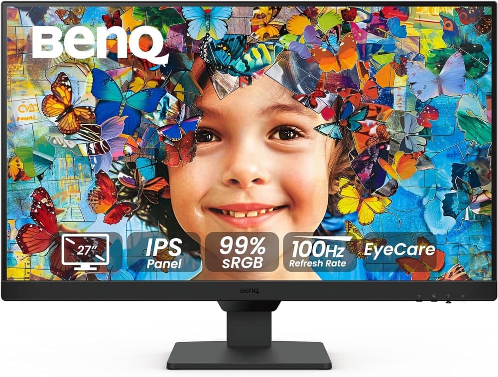 BenQ GW2790 27inch 1080p FHD IPS Monitor | 100Hz | Eye Care | Dual HDMI Port - Black - Modern Electronics