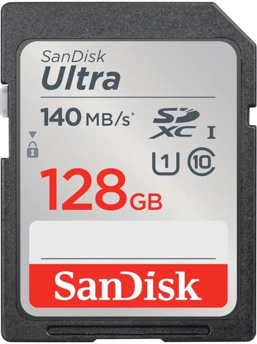 SanDisk 128GB Ultra SDXC UHS-I Memory Card Up to 140MB Full HD SD Card - Modern Electronics