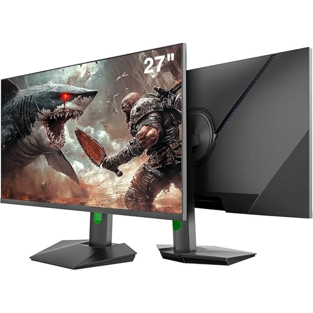 SHARX Gaming Monitor 27 inch|120Hz Refresh Rate|1ms (MPRT) Response Time|Flat IPS|FHD| 2.1HDMI|Fixed Stand|2W Speaker|Free Sync|G-Sync Compatible - Modern Electronics