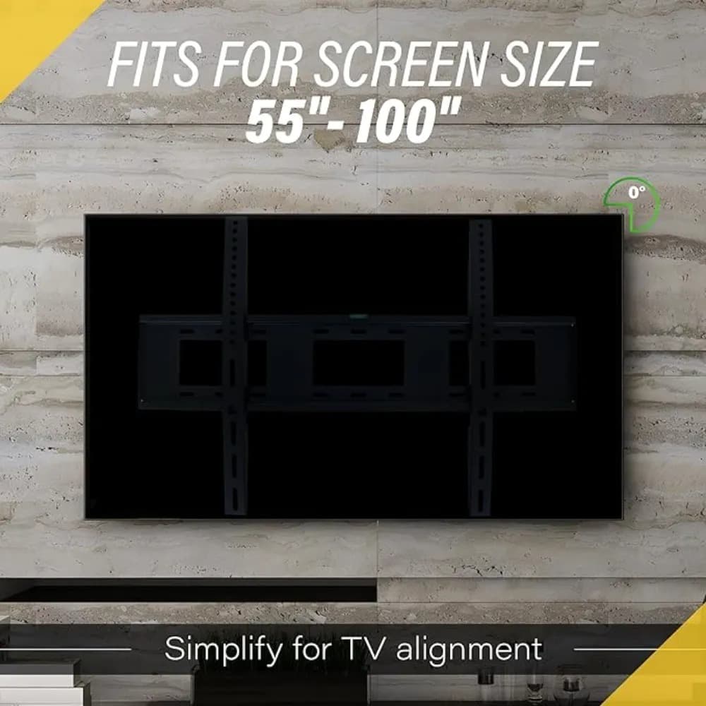 WB TV FIX WALLMOUNT 55 to 100 inch BIG BRACKET - Modern Electronics