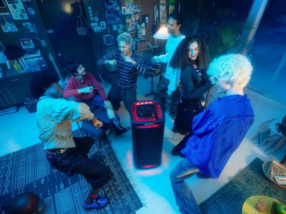Sony ULT Tower 9AC Bluetooth Karaoke Party Speaker with Powerful Bass, 360° Sound and Party Lights, and Convenient Carrying Handle and Wheels. (SRSULT900AC) - Modern Electronics