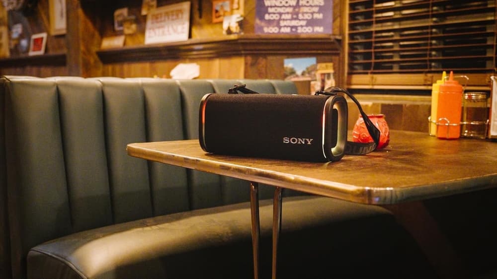 Sony ULT FIELD 5 Wireless Bluetooth Portable Speaker Massive Bass 360 Party Light 25hrs Playtime IP67 - White - Modern Electronics