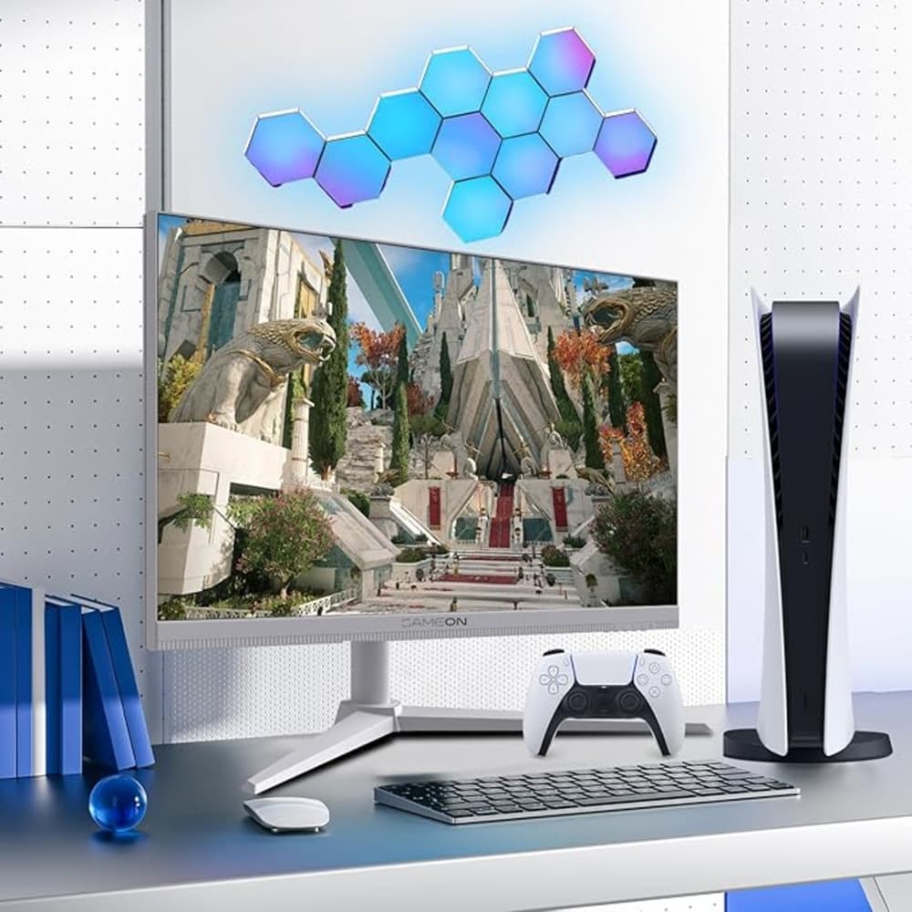 جيم اون شاشة ألعاب GOA27FHD190IPS من سلسلة اركتيك برو مقاس 27 بوصة بدقةفل أتش دي وتردد 190 هرتز وتقنية IPS سريعة | تدعم بلايستيشن 5| أبيض - Modern Electronics