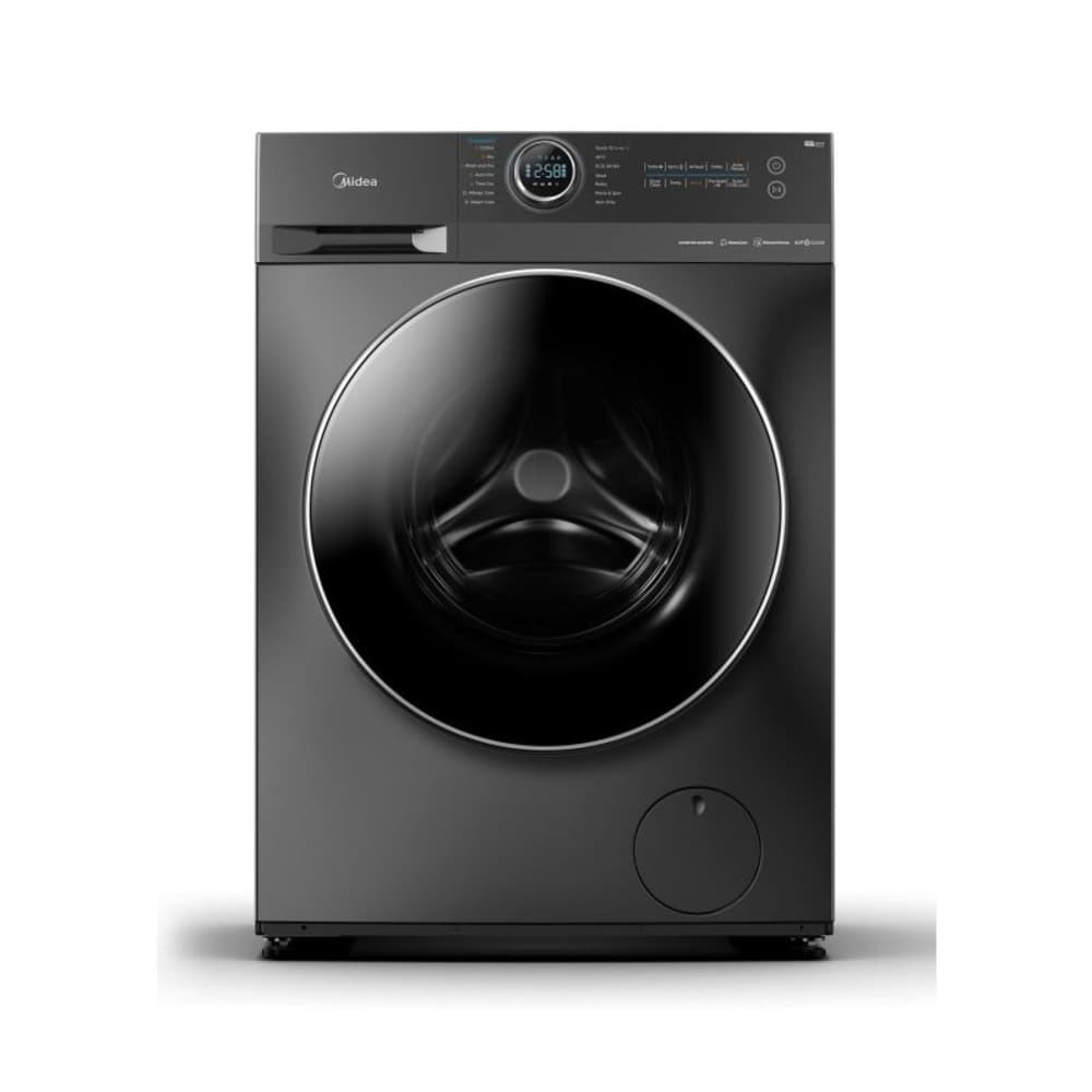 ميديا غسالة ومجففة تحميل أمامي -12 كغ غسيل-8 كغ مجفف – تيتانيوم - Modern Electronics