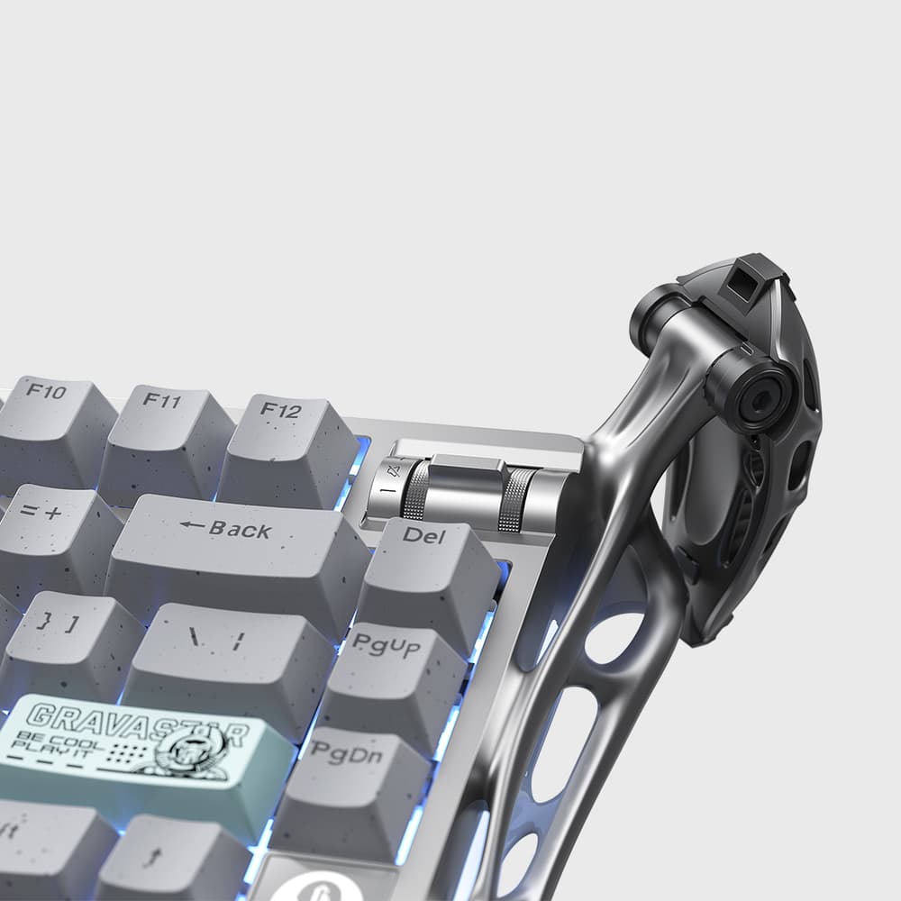 GravaStar Mercury K1 Pro Mechanical Gaming Keyboard Concrete Gray - Modern Electronics