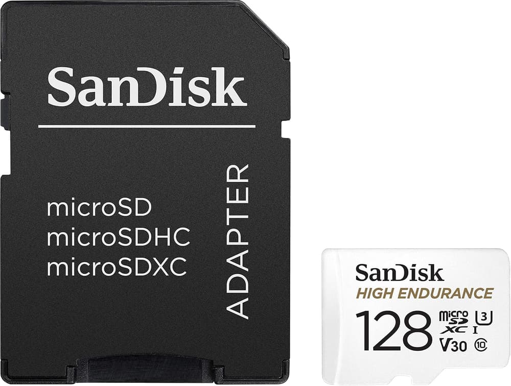 SanDisk 128GB High Endurance Video MicroSDXC Card with Adapter for Dash Cam and Home Monitoring systems - Modern Electronics