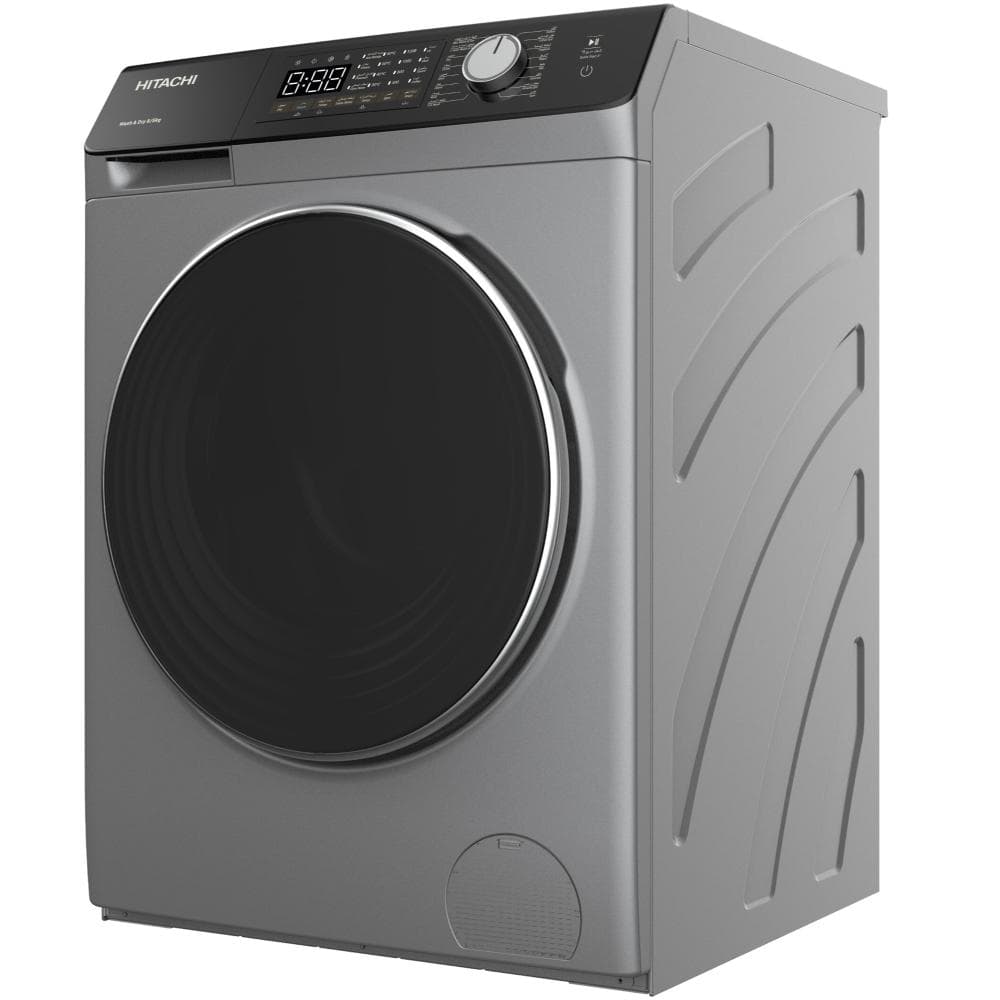 Hitachi Washer Dryer 8/5Kg |1200 RPM Inverter |Silver - Modern Electronics