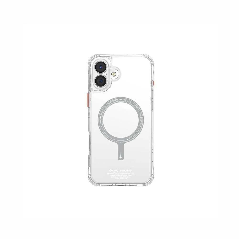 Skinarma Back Cover Mobile Case with MagSafe for iPhone 16 |6.1 inch |Clear - Modern Electronics