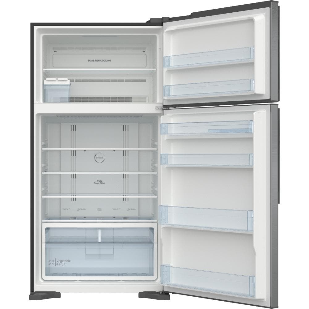 Hitachi Refrigerator 24.8 Cu.Ft 2D FT |Silver - Modern Electronics