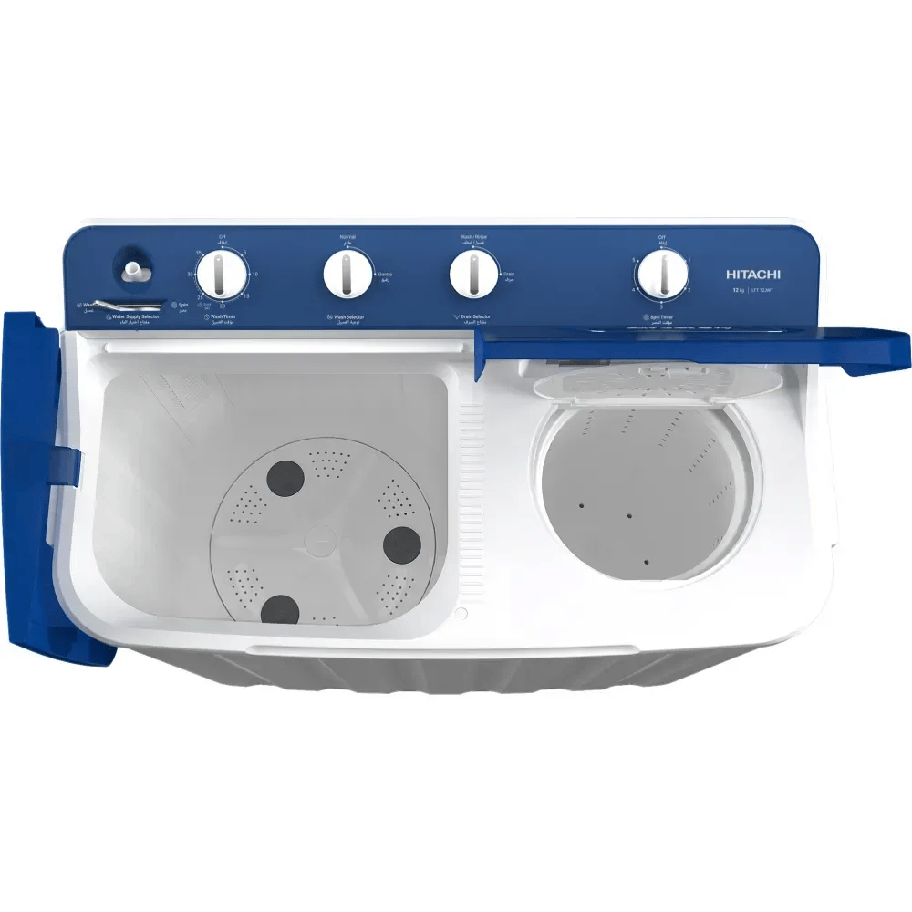 Hitachi 10.5 KG Twin Tub|Navy Blue - Modern Electronics