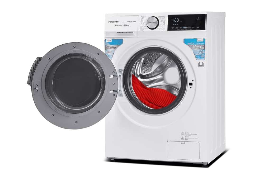 Panasonic 8/6 Kg Washer & Dryer | white  - Modern Electronics