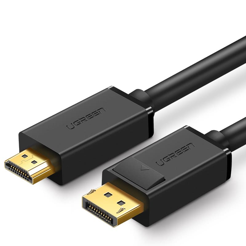 يوجرين كابل DP  إلى HDMI  بطول 2 متر (أسود) - Modern Electronics